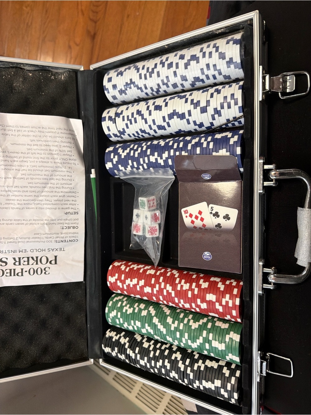 300 piece poker chip set